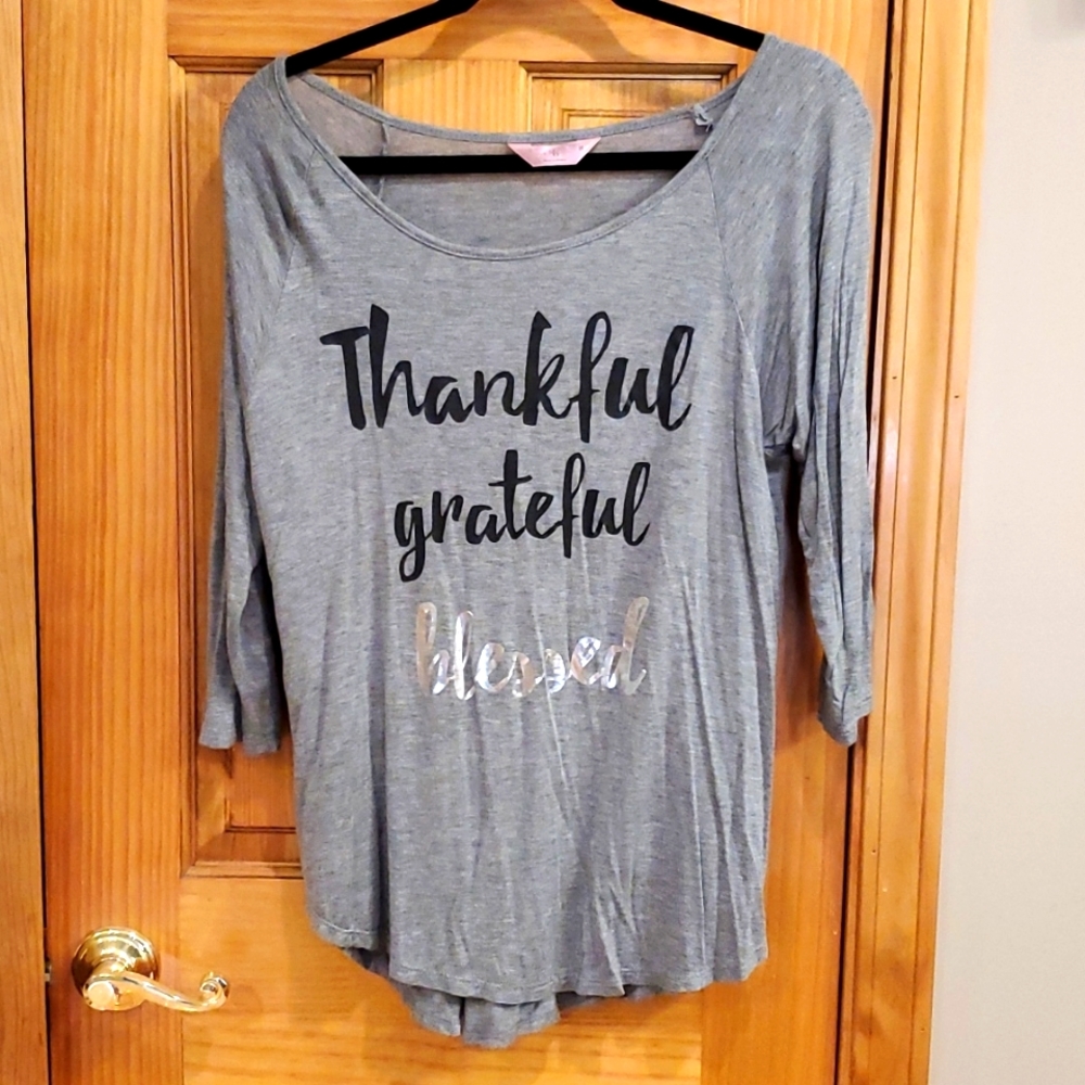 Thankful grateful blessed tshirt